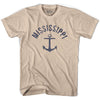 Mississippi State Anchor Home Cotton Adult T-shirt by Ultras