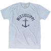 Mississippi State Anchor Home Tri-Blend Adult T-shirt by Ultras