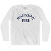 Mississippi USA Adult Cotton Long Sleeve T-shirt by Ultras
