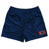 Mongolia Country Heritage Flag Rugby Shorts Made In USA by Rugby Shorts