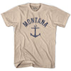 Montana State Anchor Home Cotton Adult T-shirt by Ultras