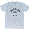 Montana State Anchor Home Tri-Blend Adult T-shirt by Ultras