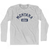 Montana USA Adult Cotton Long Sleeve T-shirt by Ultras