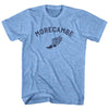 Morecambe Running Track Winged Foot Adult Tri-Blend T-shirt by Tribe Lacrosse