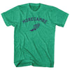 Morecambe Running Track Winged Foot Adult Tri-Blend T-shirt by Tribe Lacrosse