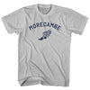 Morecambe Running Track Winged Foot Adult Cotton T-shirt by Tribe Lacrosse