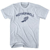 Motherwell Running Track Winged Foot Adult Tri-Blend T-shirt by Tribe Lacrosse