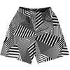 Multiple Lines Pattern Basketball Practice Shorts Made In USA by Tribe Lacrosse