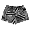 Multiple Lines Pattern 2.5" Swim Shorts Made in USA by Tribe Lacrosse