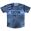 Multiple Lines Pattern Finish Line  Running Shirt Track Cross Made In USA by Tribe Lacrosse