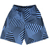 Multiple Lines Pattern Basketball Practice Shorts Made In USA by Tribe Lacrosse