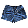 Multiple Lines Pattern 2.5" Swim Shorts Made in USA by Tribe Lacrosse