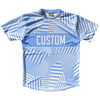 Multiple Lines Pattern Finish Line  Running Shirt Track Cross Made In USA by Tribe Lacrosse