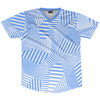 Multiple Lines Pattern Soccer Jersey Made In USA by Tribe Lacrosse