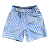 Multiple Lines Pattern Soccer Shorts Made In USA by Tribe Lacrosse