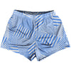 Multiple Lines Pattern Womens & Girls Sport Shorts End Made In USA by Tribe Lacrosse