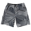 Multiple Lines Pattern 10" Swim Shorts Made in USA by Tribe Lacrosse