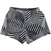 Multiple Lines Pattern Womens & Girls Sport Shorts End Made In USA by Tribe Lacrosse