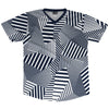 Multiple Lines Pattern Soccer Jersey Made In USA by Tribe Lacrosse