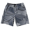 Multiple Lines Pattern 10" Swim Shorts Made in USA by Tribe Lacrosse