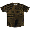 Multiple Lines Pattern Finish Line  Running Shirt Track Cross Made In USA by Tribe Lacrosse