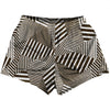 Multiple Lines Pattern Womens & Girls Sport Shorts End Made In USA by Tribe Lacrosse