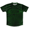 Multiple Lines Pattern Finish Line  Running Shirt Track Cross Made In USA by Tribe Lacrosse