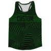 Multiple Lines Pattern Finish Line  Running Racerback Singlet by Tribe Lacrosse