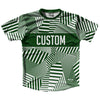 Multiple Lines Pattern Finish Line  Running Shirt Track Cross Made In USA by Tribe Lacrosse