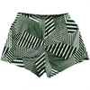 Multiple Lines Pattern Womens & Girls Sport Shorts End Made In USA by Tribe Lacrosse