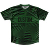 Multiple Lines Pattern Finish Line  Running Shirt Track Cross Made In USA by Tribe Lacrosse