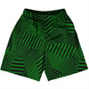 Multiple Lines Pattern Basketball Practice Shorts Made In USA by Tribe Lacrosse
