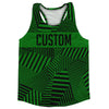 Multiple Lines Pattern Finish Line  Running Racerback Singlet by Tribe Lacrosse