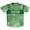 Multiple Lines Pattern Finish Line  Running Shirt Track Cross Made In USA by Tribe Lacrosse