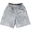 Multiple Lines Pattern Basketball Practice Shorts Made In USA by Tribe Lacrosse