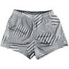 Multiple Lines Pattern Womens & Girls Sport Shorts End Made In USA by Tribe Lacrosse