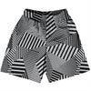 Multiple Lines Pattern Basketball Practice Shorts Made In USA by Tribe Lacrosse
