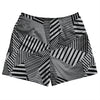 Multiple Lines Pattern Rugby Shorts Made In USA by Tribe Lacrosse