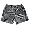 Multiple Lines Pattern 5" Swim Shorts Made in USA by Tribe Lacrosse