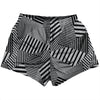 Multiple Lines Pattern Womens & Girls Sport Shorts End Made In USA by Tribe Lacrosse