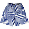Multiple Lines Pattern Lacrosse Shorts Made In USA by Tribe Lacrosse
