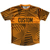 Multiple Lines Pattern Finish Line  Running Shirt Track Cross Made In USA by Tribe Lacrosse