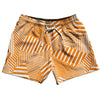 Multiple Lines Pattern 5" Swim Shorts Made in USA by Tribe Lacrosse