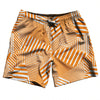 Multiple Lines Pattern Swim Shorts 7" Made in USA by Tribe Lacrosse