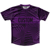 Multiple Lines Pattern Finish Line  Running Shirt Track Cross Made In USA by Tribe Lacrosse