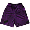 Multiple Lines Pattern Basketball Practice Shorts Made In USA by Tribe Lacrosse