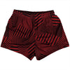 Multiple Lines Pattern Womens & Girls Sport Shorts End Made In USA by Tribe Lacrosse