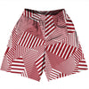 Multiple Lines Pattern Basketball Practice Shorts Made In USA by Tribe Lacrosse