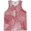 Multiple Lines Pattern Basketball Singlets by Tribe Lacrosse