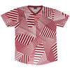 Multiple Lines Pattern Soccer Jersey Made In USA by Tribe Lacrosse